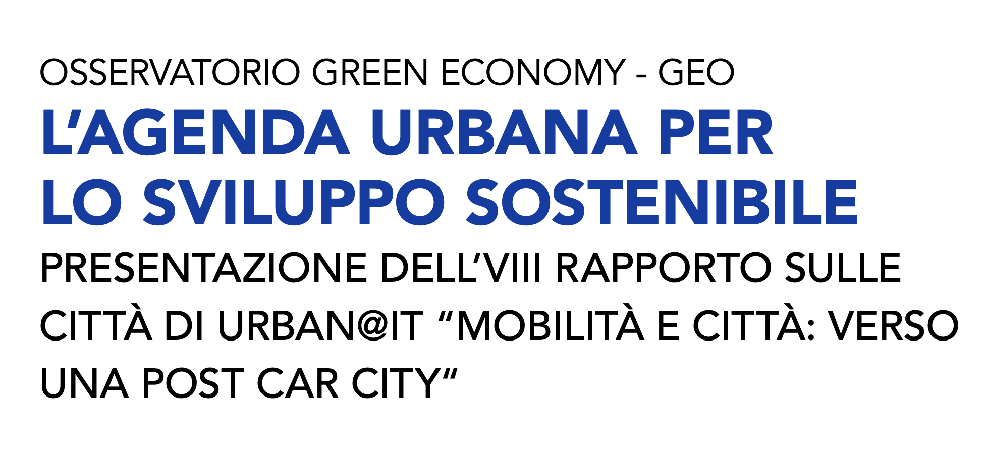2035 - Verso una mobilit&agrave; carbon free?